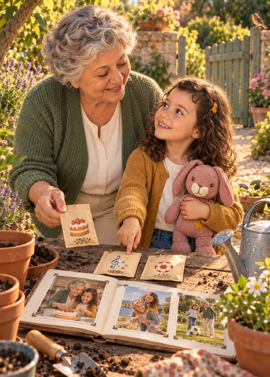 Page illustrée de l’aperçu Genaya : Alma et le jardin des souvenirs