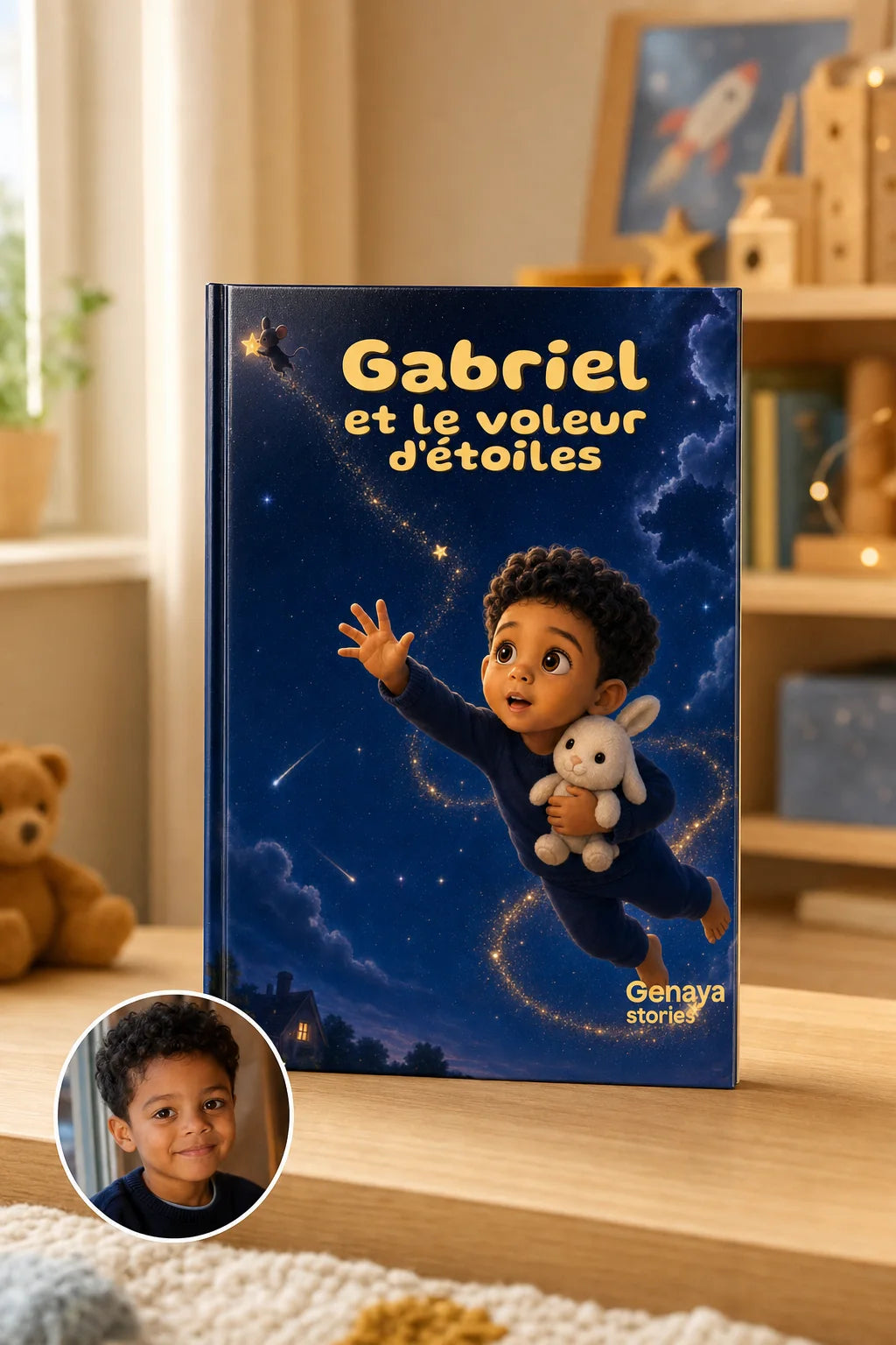 Le voleur d’étoiles – Livre illustré personnalisé - livre imprimé