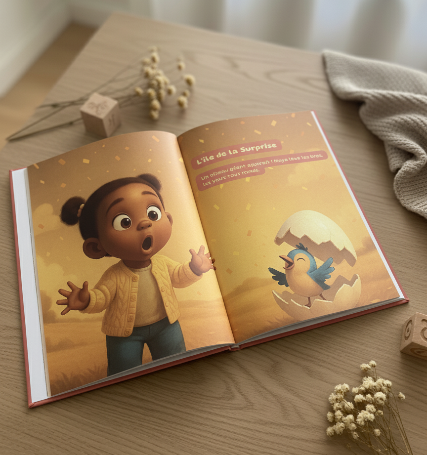 L’archipel des émotions – Livre illustré personnalisé