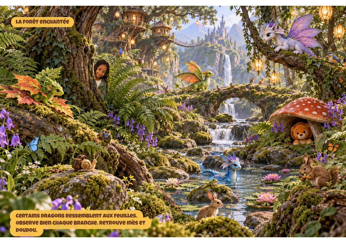 Le pays des dragons — double page réelle de l’exemple Inès (3)