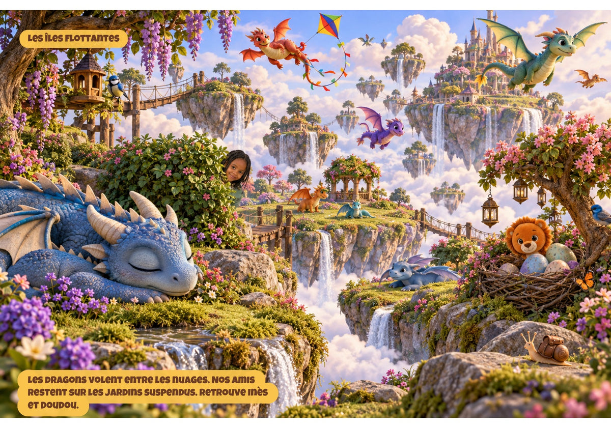 Le pays des dragons — double page réelle de l’exemple Inès (9)