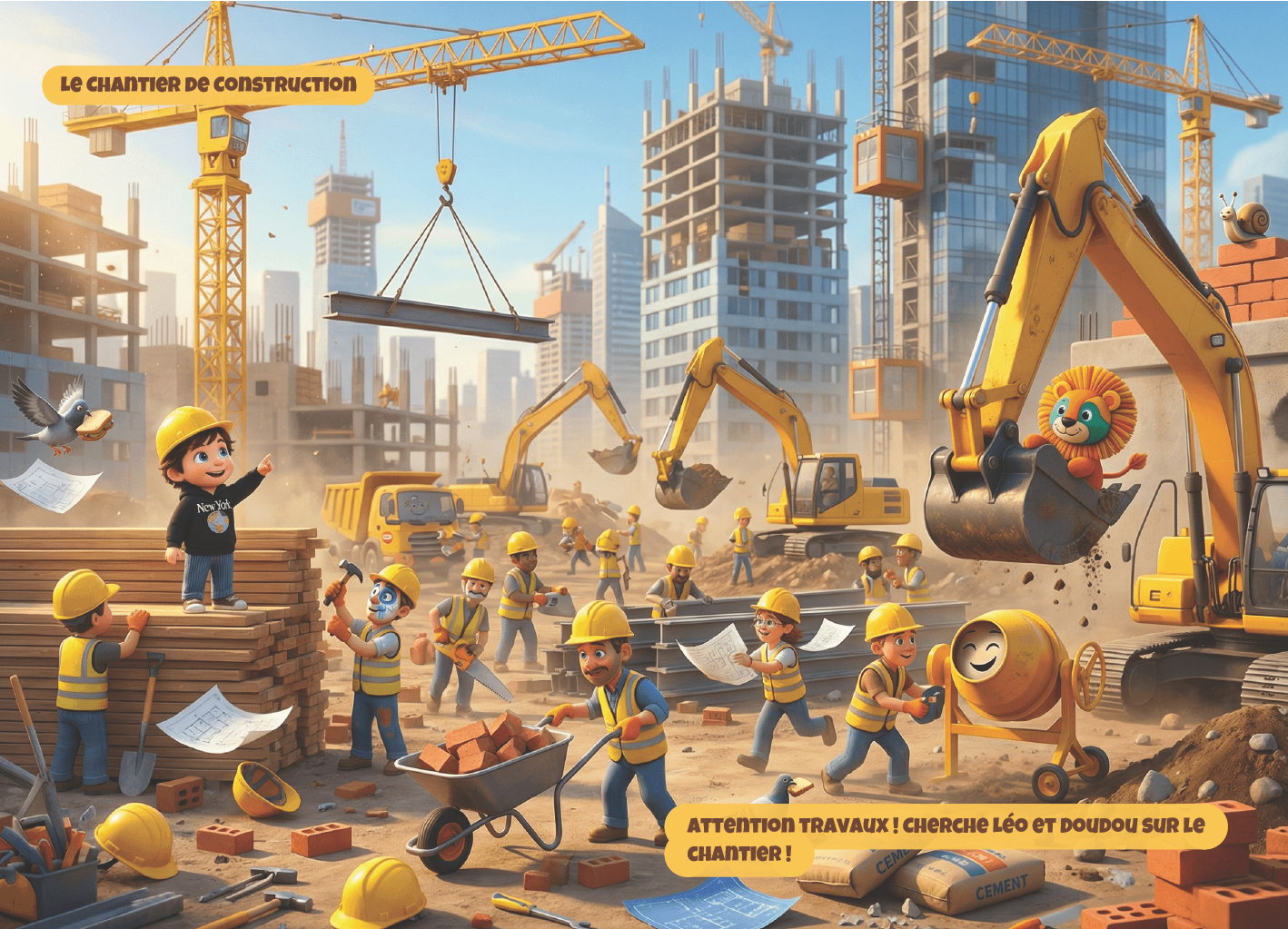 L'incroyable évasion de Doudou : Livre Cherche et Trouve Personnalisé avec sa Vraie Photo