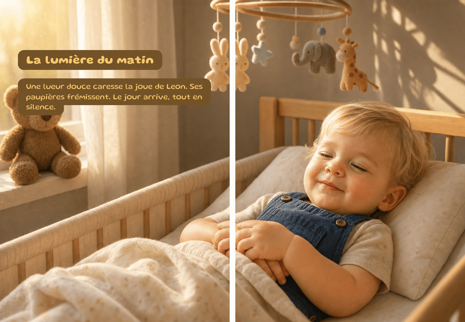 Double page interieure du livre personnalise A la decouverte du monde
