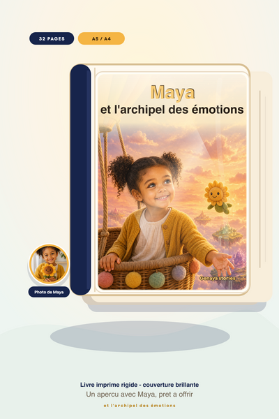 L’archipel des émotions – Livre illustré personnalisé