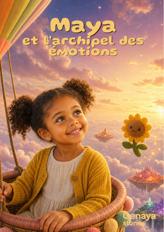 Double page interieure du livre personnalise L'archipel des emotions
