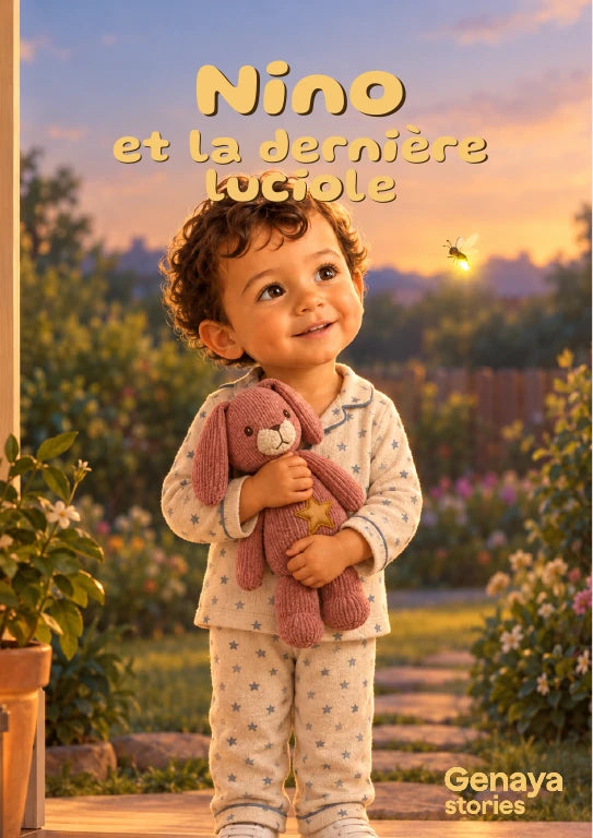 Couverture de l’aperçu Nino et la dernière luciole. Personnages de démonstration fictifs.