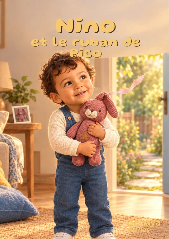 Couverture de l’aperçu Nino et le ruban de Pico. Personnages de démonstration fictifs.