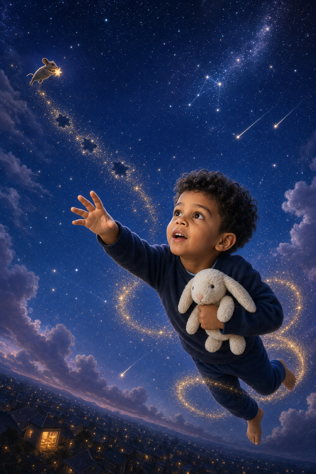 Exemple de couverture personnalisee Le voleur d'etoiles generee avec le rendu actuel