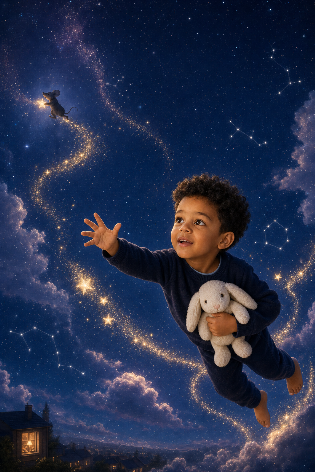 Exemple de couverture personnalisee Le voleur d'etoiles generee avec le rendu actuel