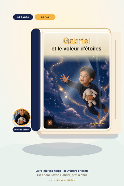 Le voleur d’étoiles – Livre illustré personnalisé
