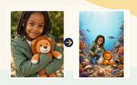 L'incroyable évasion de Doudou : Livre Cherche et Trouve Personnalisé avec sa Vraie Photo - aperçu 2