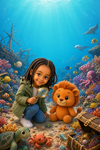 L'incroyable évasion de Doudou : Livre Cherche et Trouve Personnalisé avec sa Vraie Photo - aperçu 4