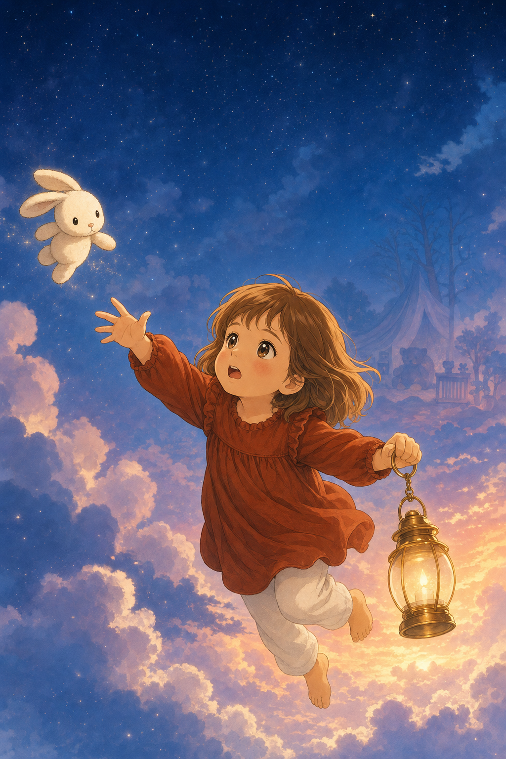 Exemple du style manga pour le livre personnalise A la recherche de Doudou