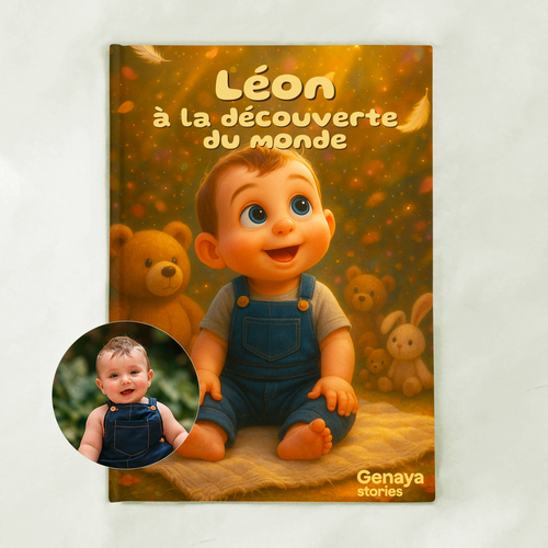 À la découverte du monde – Livre illustré personnalisé