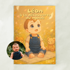 À la découverte du monde – Livre illustré personnalisé