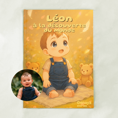 À la découverte du monde – Livre illustré personnalisé