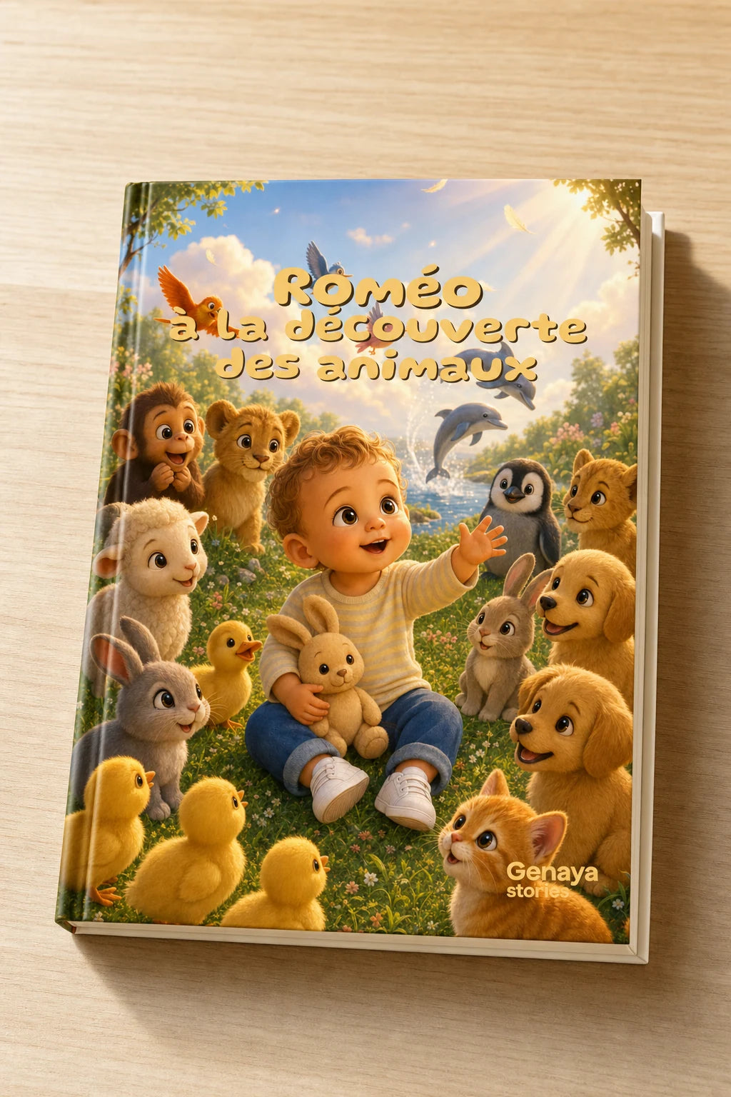 À la découverte des animaux – Livre illustré personnalisé - livre imprimé